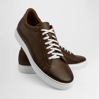 Pánská obuv Pánské kožené tenisky BANDI, model MONTI Maron