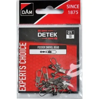 Obratlík s karabinkou Dam Detek Feeder Swivel Bead
