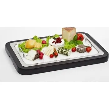 Zepe Podnos chladící Wood, polyethylen, plato GN 1/1, dřevo Wenge