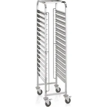 TOMGAST Vozík na gastronádoby GN 1/1, 15 zásuvů