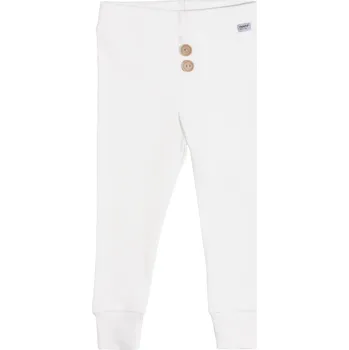 Dívčí legíny Žebrované dětské legíny JUKKI Ecru vel. 80