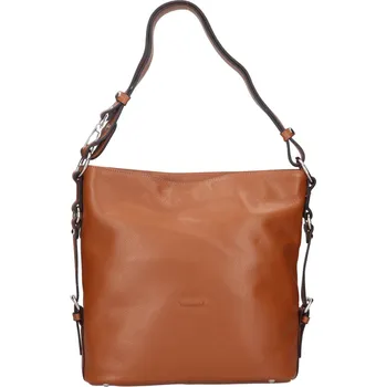 Kabelka Elegantní dámská kožená kabelka Katana Nantes - světle hnědá