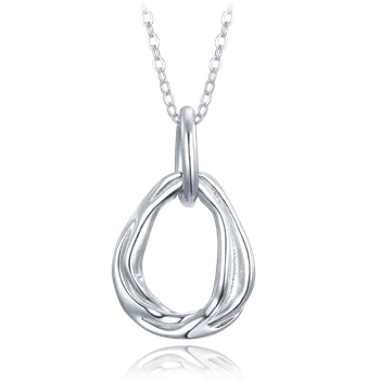 Náhrdelník 0769 MINET Moderní stříbrný náhrdelník