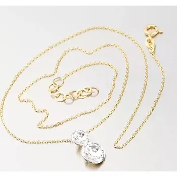 Náhrdelník Dámský náhrdelník stříbro 925 krystaly v barvě N1500754-2120-SLX délka 42 cm