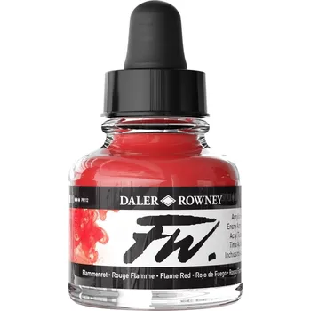 Daler Rowney FW Akrylový tuš Flame Red 29,5 ml 1 ks