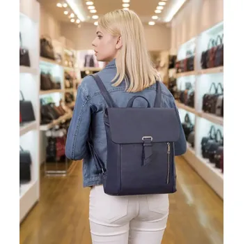 Městský batoh Dámský městský modrý batoh Bella Belly M3990