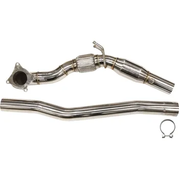 Výfukový systém TurboWorks Downpipe Audi A3 S3 TTS Seat Leon VW Golf 6R Scirocco 2.0 TFSI Decat