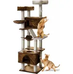 JK ANIMALS, škrabadlo Kalahari, 49×49×173 cm, béžová/hnědá