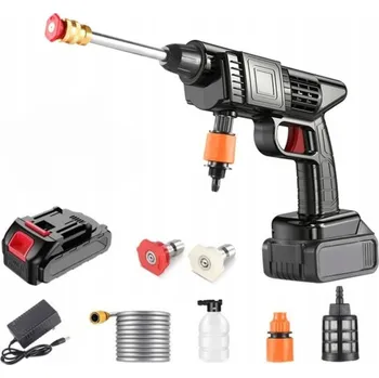 Vysokotlaký čistič AKU Tlaková myčka na auto, zahradu s kufříkem pro domácnost