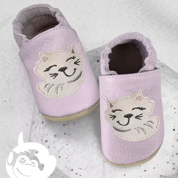 Capáčky Celokožené capáčky Funky monkey Soft fialové kočka 22-23