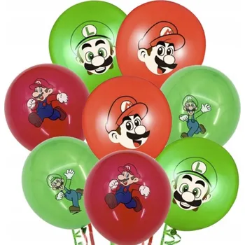 Balónek Latexové balónky Mario Bros mix 8 ks