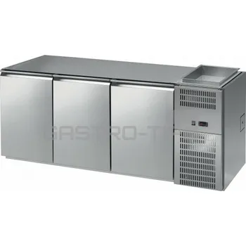Chladící stůl barový REGD-330E s agregátem vpravo (3x dveře / 2150 mm)