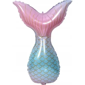 Balónek Fóliový balónek OCAS MOŘSKÉ PANNY modro-růžový, 88x46 cm