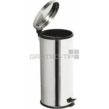 Odpadkový koš Nerezový nášlapný hygienický koš - 20 litrů