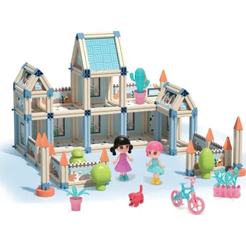ostatní stavebnice Wat14 Stavebnice - Vila pro panenky 342 ks/set