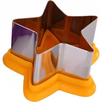 Kuchyňská škrabka LEVNO Praktické vykrajovátko HVĚZDA 10cm Rozbalev(n)o