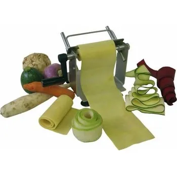 Kráječ na chleba L.TELLIER Rotační kráječ zeleninových plátů do šíře 11cm bez přítlaku, nerez