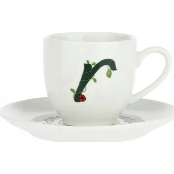 Šálek s podšálkem 90 ml, Vzor R LA PORCELLANA BIANCA SOLOTUA