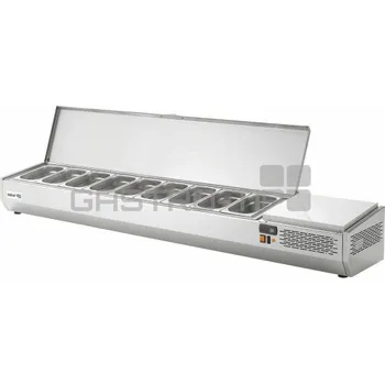 Pizza chladící pultová vitrína Asber GVL-154 (6x GN 1/3)
