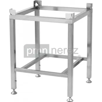 Dílenský stůl Nerez podstavec pod PE blok 700 x 700 x 750 mm