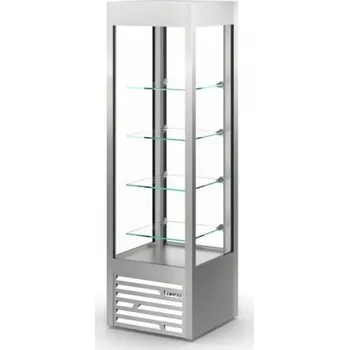 Chladící vitrína obslužná DEZERTIA 600x600x2000 mm DE060620F120