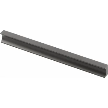 Nábytkové kování Nábytková rukojeť GTV GROOVE, C 160 mm, L 190 mm, Al, matná černá