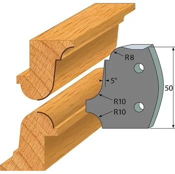 Fréza IGM profil 557 - pár omezovačů 50x4mm SP