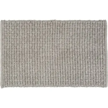 Koupelnová předložka Šedá textilní koupelnová předložka 50x80 cm Ecoli – Wenko ID_1778088