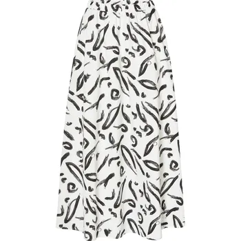 Dámská sukně esmara® Dámská midi sukně (černá/bílá, M (40/42))
