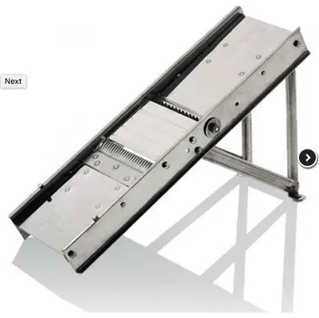 Kráječ na chleba L.TELLIER Kráječ zeleniny mandolína nerez, profi, sklopný podstavec,2+4,5mm