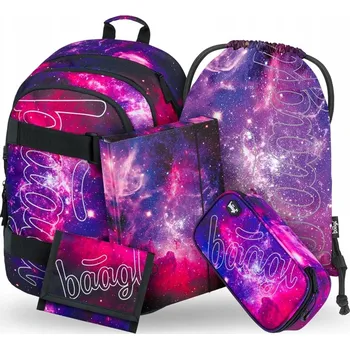 Školní batoh Školní batoh vícekomorový BAAGL fialový