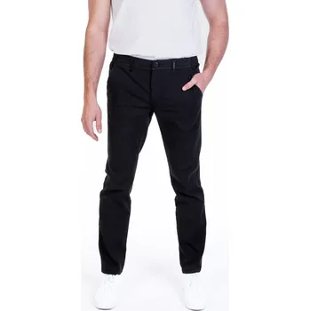 Pánské kalhoty Pánské bavlněné kalhoty Barva: Černá, Velikost: 35/32, Střih: SLIM FIT
