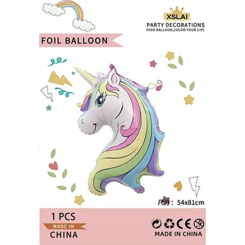 Balónek Fóliový balónek Jednorožec 54 x 81 cm