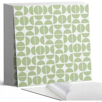 Obraz Sada nástěnných vinylových dlaždic Abstraktní vzor kol 20 ks 20x20 cm