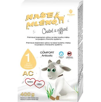 Kojenecká výživa GOLDIM AC 1 Anticolic Comfort 400 g