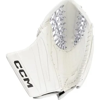 Lapačka CCM Eflex 7 SR, bílá, Senior, Klasický gard CCM