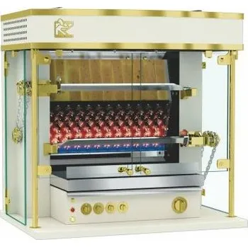 Zahradní gril Gril plynový Rotisol Olympia 975-20IG s litinovým rekuperátorem, nerez