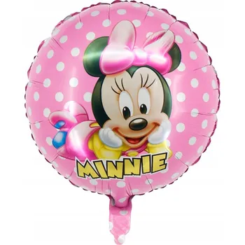 Balónek Fóliový balónek Minnie Mouse , kulatý , 18'
