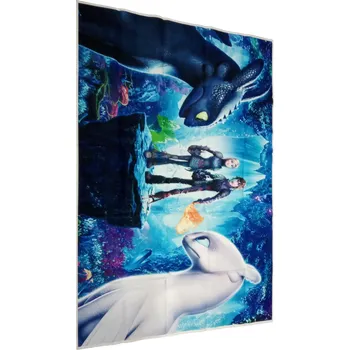 Party dekorace Párty ubrus jak vycvičit draka Rozbalev(n)o