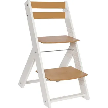 Jídelní židlička Posedo Rostoucí židle Vendy bílá/lak +AKCE + DOPRAVA ZDARMA + SKLADEM