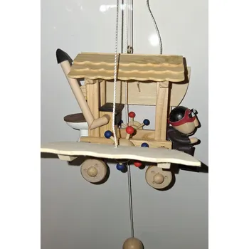 Elektrická zásuvka LEVNO Závěsný domeček Varianta: přírodní Rozbalev(n)o