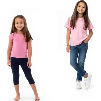 Dívčí tričko DÍVČÍ TRIČKO RŮŽOVÁ L3618 Velikost: 104, Barva: Růžová