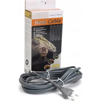 Topná rohož TOPNÝ KABEL DO TERÁRIA, TOPNÝ KABEL 15 W, VODOTĚSNÝ
