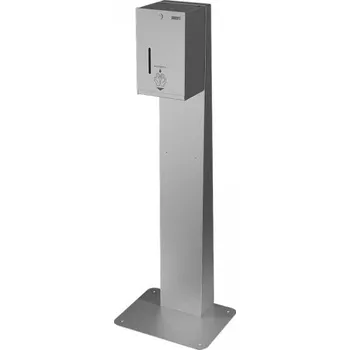 Dávkovač mýdla Automatický nerezový dávkovač Sanela SLZN 59ESB tekuté i gelové dezinfekce a mýdla - včetně stojanu pro postavení ke stěně