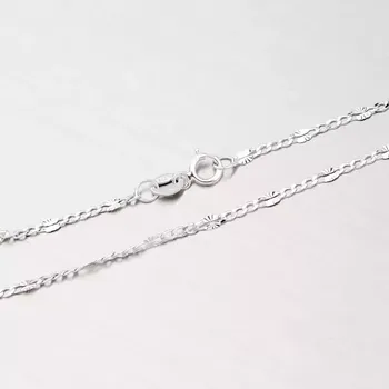 Řetízek Dámský řetízek bílé zlato 585 45-1261 délka 40 cm