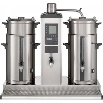 Kávovar Bravilor Bonamat B.V. Překapávač kávy nástěnný B10 HW W 400V s kohoutem 2x10L - košové filtry