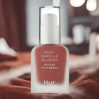 Tvářenka HOUSE OF HUR - Moist Ampoule Blusher - Hydratační tekutá tvářenka ROSE BROWN - 20 ml