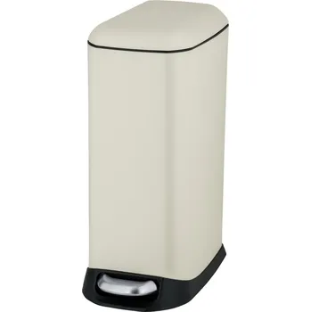 Odpadkový koš Krémový nášlapný ocelový odpadkový koš 20 l Design – Wenko ID_1778046