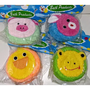 Tělový krém Mycí houbička - zvířátko Varianta: kuře Rozbalev(n)o