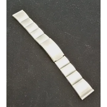 Pesticid LEVNO Univerzální náhradní řemínek bez osiček 20 mm, článkový, stříbrná Rozbalev(n)o